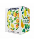 Wine Tumbler | Amalfi Citrus | Stainless Steel